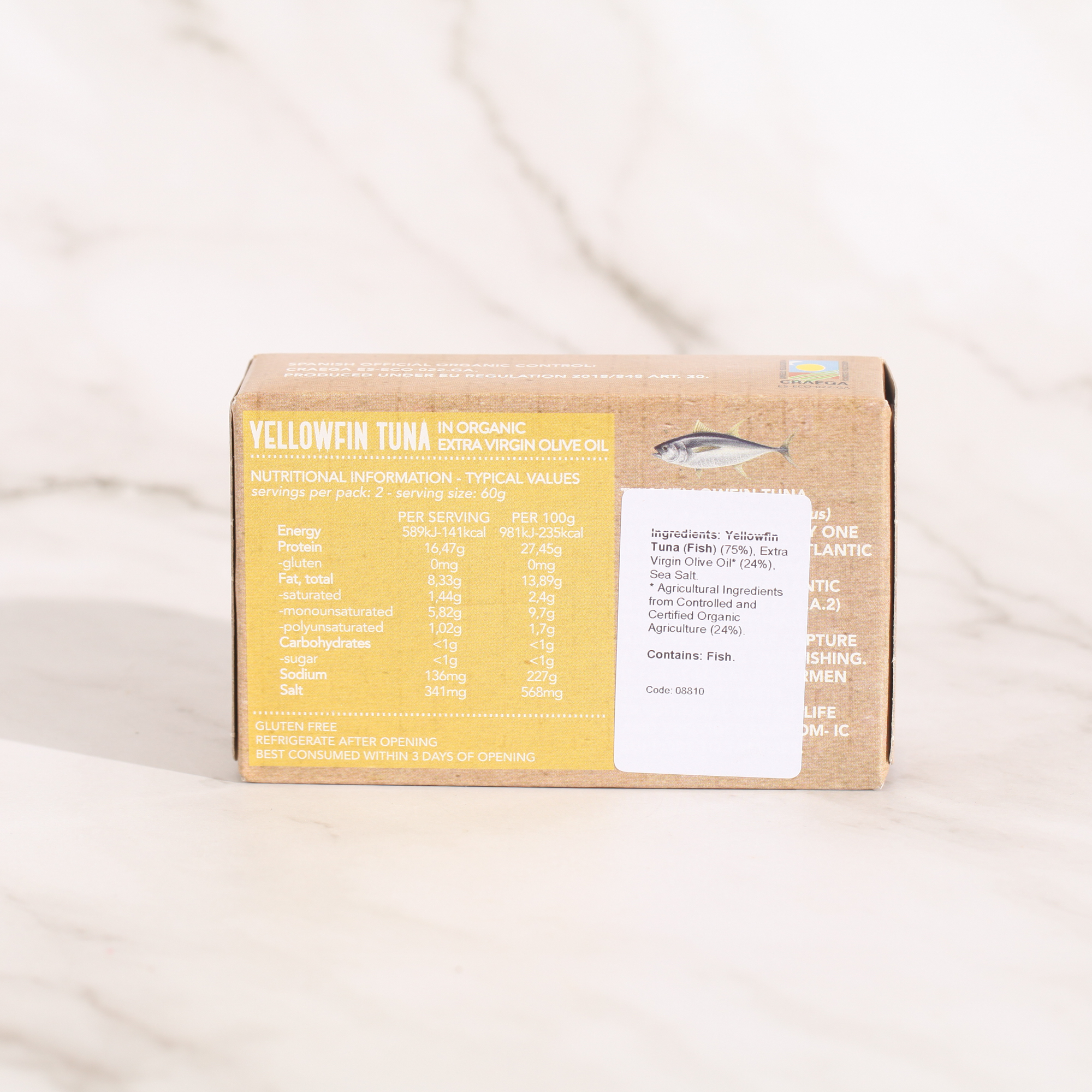 Light Tuna in Organic Olive Oil - Pan do Mar